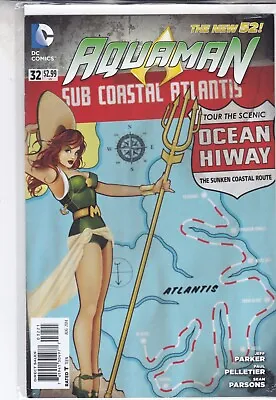 Buy Dc Comics Aquaman Vol. 7 #32 August 2014 Bombshells Variant Same Day Dispatch • 4.99£