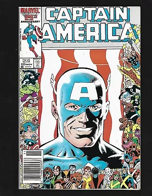 Buy Captain America #323 (News) VF 1st John Walker/Super-Patriot (later U.S. Agent) • 21.59£