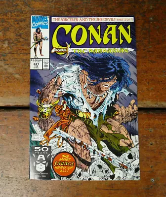 Buy Conan The Barbarian #241 Comic Book  1991 Todd Mcfarlane Cover Art • 39.99£