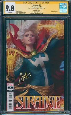 Buy Strange #1 Artgerm Clea Variant Signed By Stanley  Artgerm  Lau SS CGC 9.8 • 159.69£