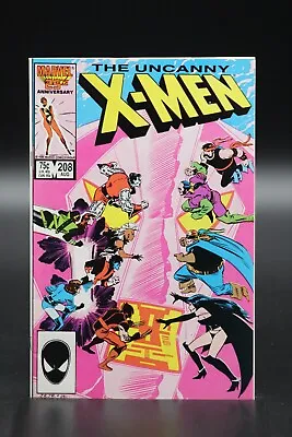 Buy Uncanny X-Men (1963) #208 John Romita, Jr. X-Men VS Hellfire Club Cover VF/NM • 7.88£