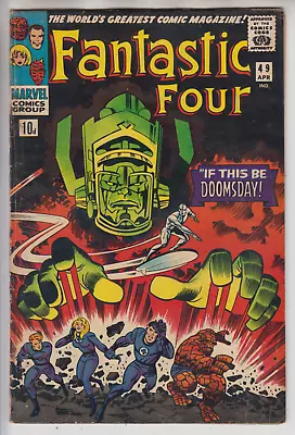 Buy Fantastic Four # 49  Vg/fn 5.0  Key 1st Full Galactus  Pence  1966 • 679.95£