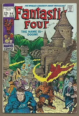 Buy 🔥fantastic Four #84*marvel, 1969*stan Lee*jack Kirby*dr. Doom*nick Fury* • 40.12£