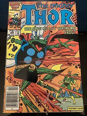 Buy THOR #366 Newsstand F/VF 1st Appearance Of Throgg/Signed By Walter Simonson +COA • 51.54£