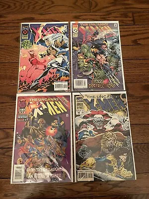 Buy The Uncanny X-Men Vol. 1 Mixed Lot.  Issues #320, 324, 335 & Annual #18. FN 2 VF • 5.62£