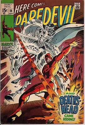 Buy Daredevil #56 Marvel Comics 1969 First App. Death's Head FN/VF 7.0 Black Panther • 26.12£