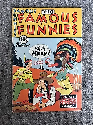 Buy Famous Funnies #148 1946 VG+ Big Chief, Wahoo, Comics JP • 27.66£