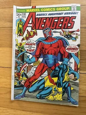 Buy Avengers 110 Magneto X-Men 1973 Thor Cyclops Captain America Iron Man • 14.35£