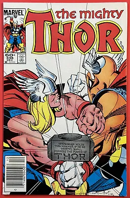 Buy Mighty Thor #338 (marvel 1983) Newsstand | 2nd Appearance Beta Ray Bill • 11.96£