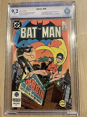 Buy Batman #368 CBCS NM 9.2 1st App Of Jason Todd As Robin • 51.39£