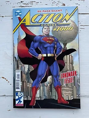Buy Action Comics #1000 Regular Cover First Printing (2018) V. Fine+ 8.5 • 0.99£