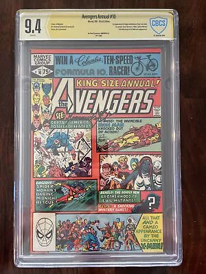 Buy Avengers Annual 10 Marvel 1981 CBCS 9.4 Autographed By Armondo Gil • 150.21£