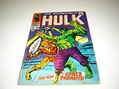 Buy The Incredible Hulk #103 May 1968 Silver Age Marvel Key 1st Space Parasite • 23.04£