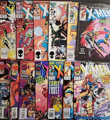 Buy Uncanny X-Men 201-343 1st App Adversary Marvel KEY Comic Book Lot 13 Total 227 • 42.59£