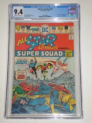 Buy All-Star Comics 58 (1976 DC) CGC 9.4 1st Power Girl Appearance • 415.74£