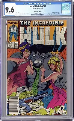 Buy Incredible Hulk #347 CGC 9.6 Newsstand 1988 4339132005 • 60.95£