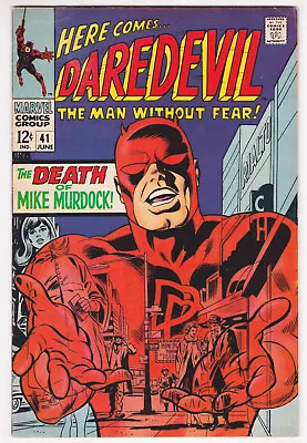 Buy Daredevil #41 Fine Plus 6.5 Exterminator The Unholy Three Gene Colan Art 1968 • 18.20£