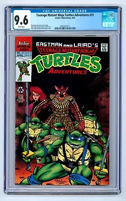 Buy Teenage Mutant Ninja Turtles Adventures #31 CGC 9.6 (1992) • 55.30£
