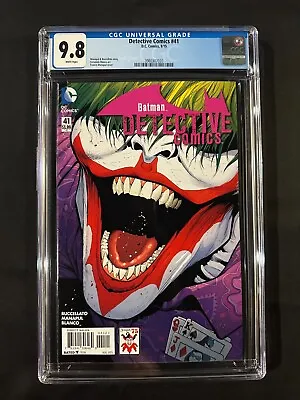 Buy Detective Comics #41 CGC 9.8 (2015) - The Joker Variant Cover • 71.95£