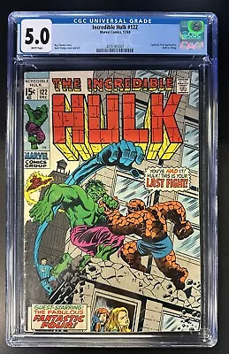 Buy Incredible Hulk #122 Cgc 5.0! • 59.96£
