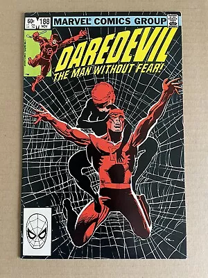 Buy Daredevil 188 ~ 1982 Marvel Comics Black Widow Frank Miller • 11.82£