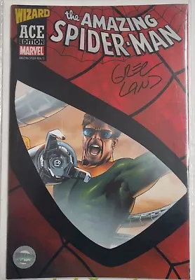 Buy Signed By Greg Land Marvel Wizard Ace Edition Amazing Spider-Man 3 • 17.99£