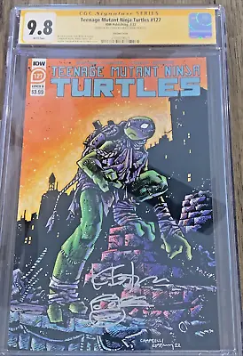 Buy Teenage Mutant Ninja Turtles #127 CGC 9.8 Signed And Sketched By Kevin Eastman • 134.01£