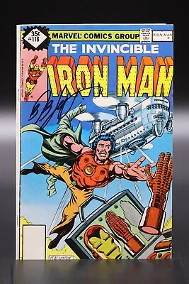 Buy Iron Man (1968) #118 Whitman Signed Bob Layton No COA 1st Jim Rhodes Byrne VG+ • 28.46£
