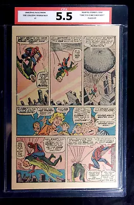 Buy Amazing Spider-Man #7 CPA 5.5 Single Page #19 2nd Vulture Steve Ditko Art • 39.52£