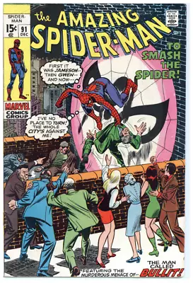 Buy Amazing Spider-Man   # 91    VERY GOOD FINE   Dec.  1970   Funeral Of Capt. Stac • 31.62£