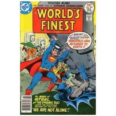 Buy World's Finest Comics #243 In Fine + Condition. DC Comics [l  • 8.44£
