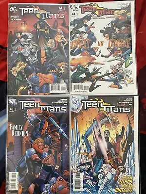 Buy Teen Titans 43-46 (2007) Whole ‘titans East ‘ Storyline Nm And Bagged! • 7.50£