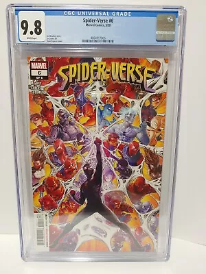Buy SPIDER-VERSE #6 CGC 9.8  White Pages 2020  • 421.30£