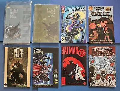 Buy BATMAN - HUSH 1&2/CULT/SPAWN/ 10c/ CATWOMAN #1/ Walking Dead/ Man From UNCLE • 9.99£