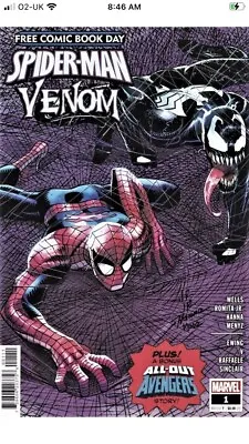 Buy Spider-man Venom #1, Chasm App, Marvel 2022 Fcbd • 4.99£