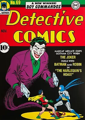 Buy JERRY ROBINSON Rare DETECTIVE COMICS 69 Art Print 12x18 CLASSIC Cover LAST ONE! • 18.99£