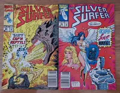 Buy Silver Surfer (1987 2nd Series) Issue 65 And 66 • 7.29£