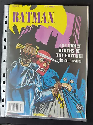 Buy Batman Monthly Number 8  Uk Magazine Fleetway Publications Dc Comics Rare • 5£