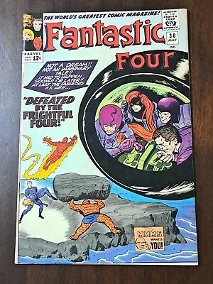 Buy Fantastic Four 38 Ungraded - Frightful Four Appearance - First Trapster • 138.30£
