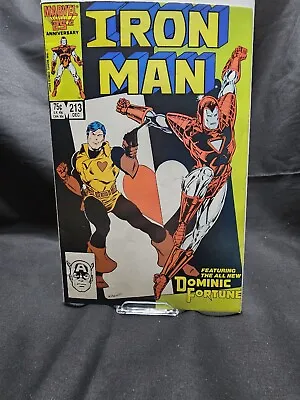 Buy Iron Man #213  Marvel Comics 1986 Dominic Fortune Cover.  • 4.74£