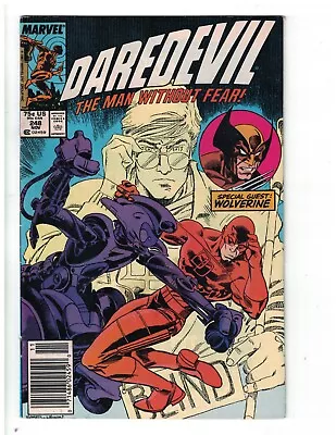 Buy Daredevil (1987 Series) #248 Marvel Comics Wolverine Crossover Stained Cover • 4£