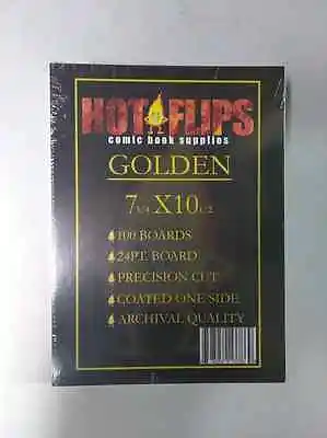 Buy 1 Pack Of A 100 Golden Comic Book Backing Boards Free Shipping • 23.82£