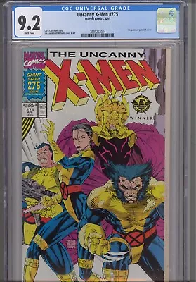 Buy Uncanny X-Men #275 CGC 9.2 1991 Marvel Comics Scott Williams-Jim Lee Cover & Art • 33.98£