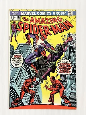 Buy Amazing Spider-Man #136 VF- 1st App Of Harry Osborn As New Green Goblin Cent • 102£