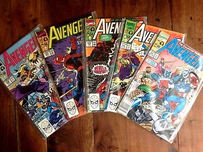 Buy Marvel's Avengers Col LOT #316 #317 #318 #322 #335 (5 COMICS) SUPERB • 21.45£