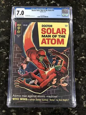 Buy Doctor Solar, Man Of The Atom 19 CGC 7.0 Gold Key 1967 BUY 1, Get $15 OFF 2 More • 55.81£