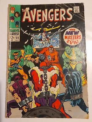Buy The Avengers #54 July 1968 Good 2.0 1st Cameo Appearance Of Ultron • 16.99£