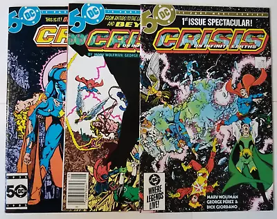 Buy Crisis On Infinite Earths #1, 2, 7 VF/NM (1984, DC Lot) 1st Ted Kord, Supergirl • 23.74£