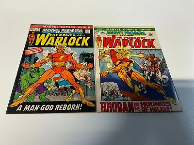 Buy Marvel Premiere #1-2 1st Appearance Adam Warlock (marvel/1972/1123214) Full Set • 88.83£