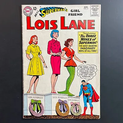 Buy Superman's Girl Friend Lois Lane 51 Silver Age DC 1964 Lemaris Luthor Comic Book • 15.73£